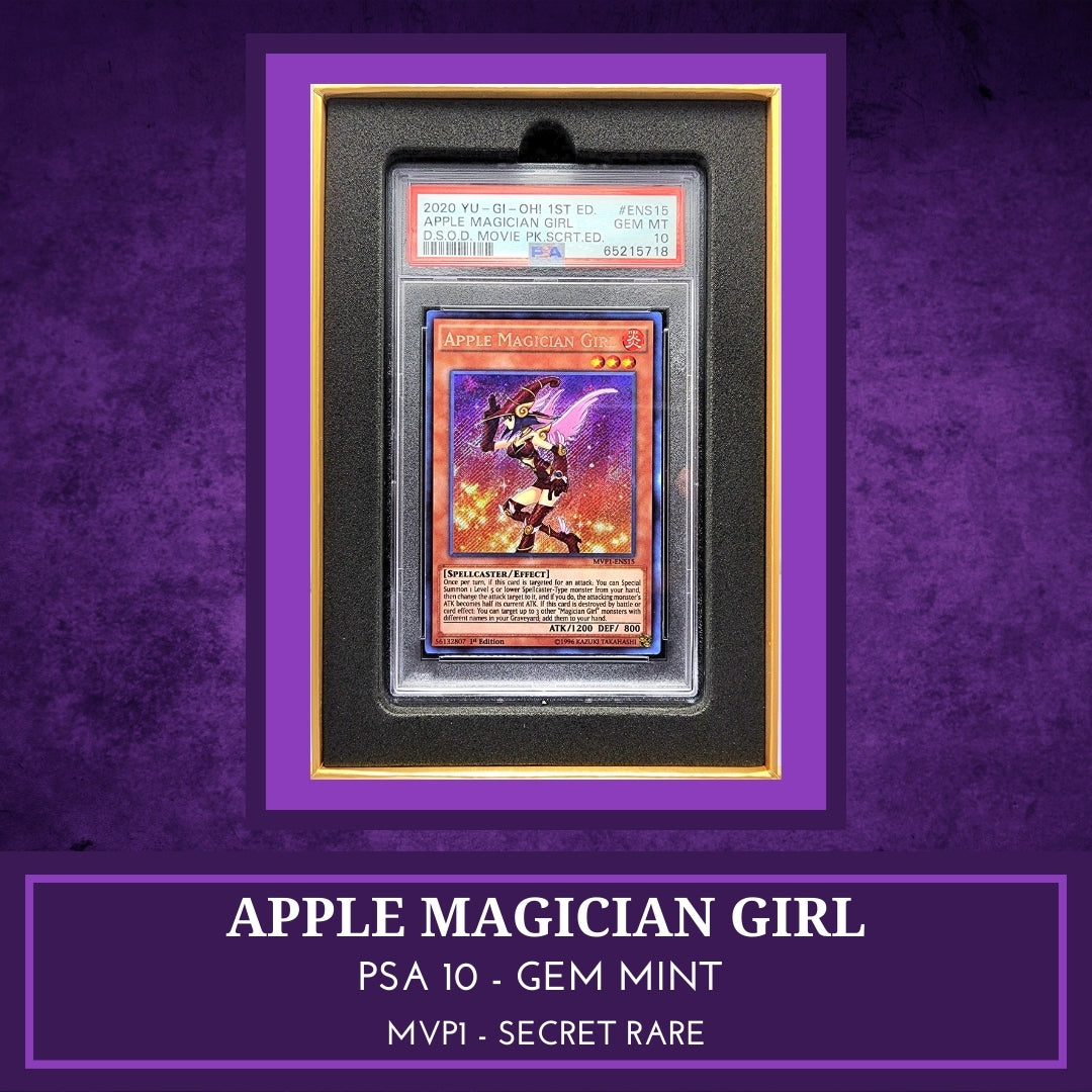 Yugioh! 1x Apple Magician Girl PSA 10 (MVP1 - Secret Rare)