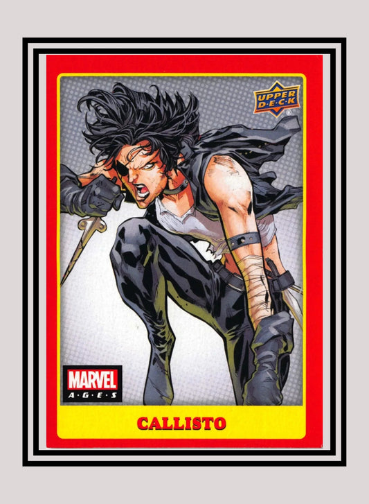 Marvel! 1x Callisto - Base (#123 - 2020 Upper Deck Marvel Ages)