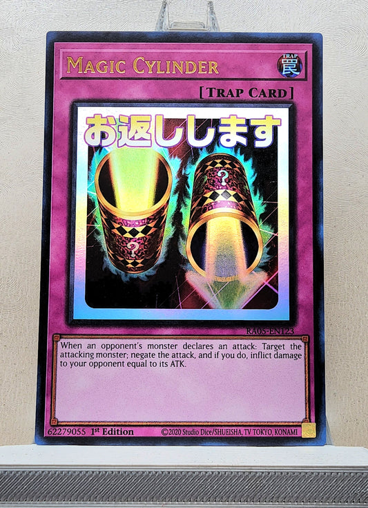 Yugioh! 1x Magic Cylinder Stamp Artwork (RA05 - Ultra Rare) 1st Edition