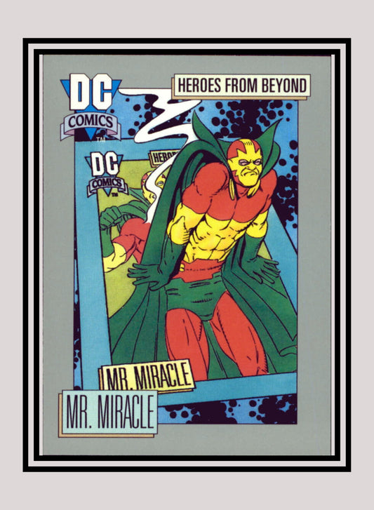 DC! 1x Mr. Miracle - Base (#123 - 1991 Impel DC Cosmic Cards)
