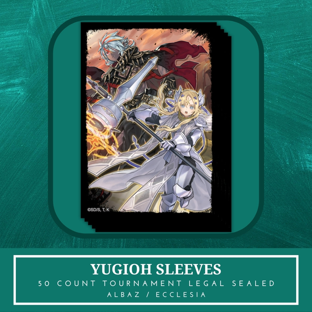 Yugioh! 1x Albaz/Ecclesia Sleeves (SEALED)