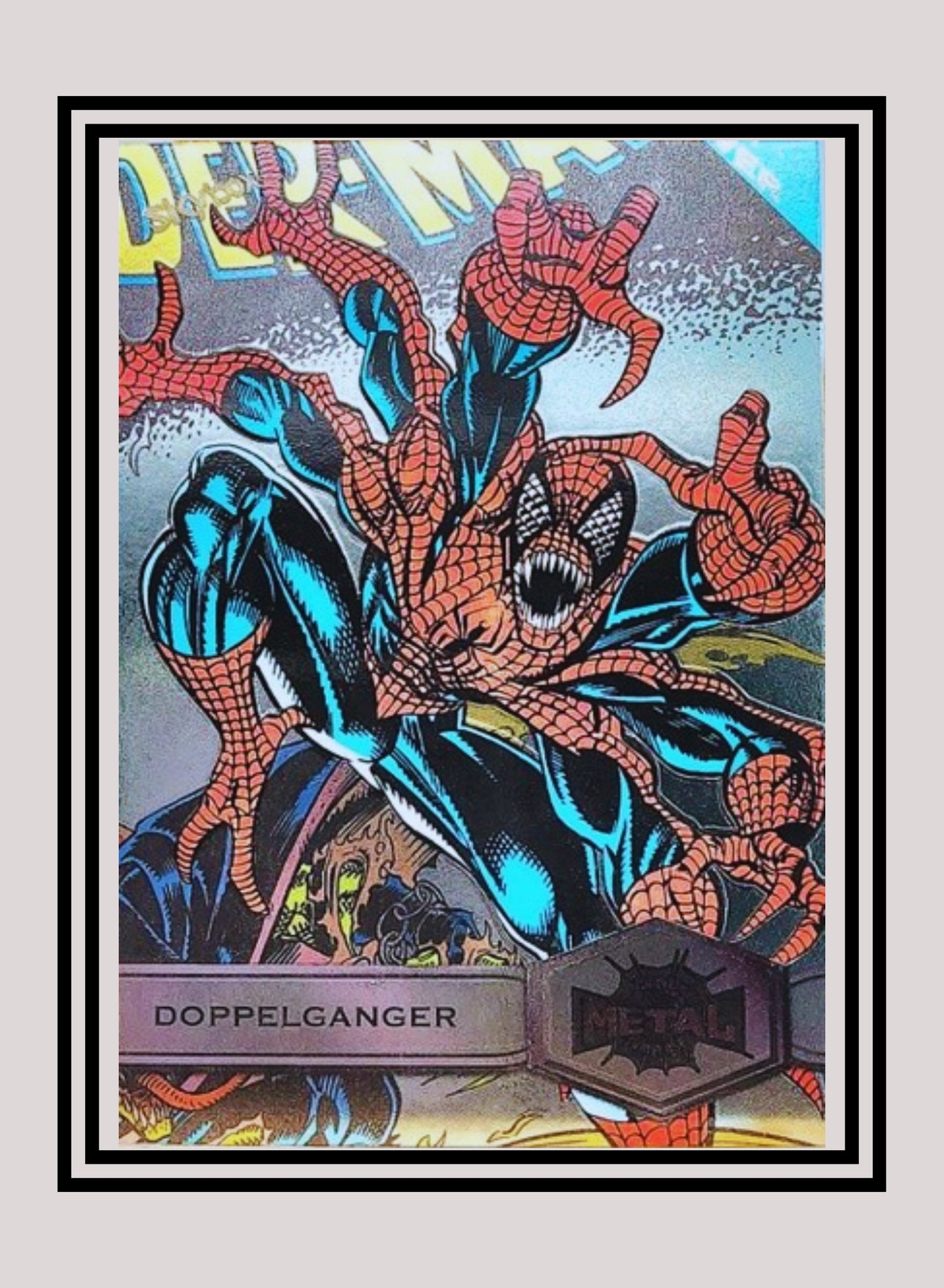 Marvel! 1x Doppelganger - Base High Series (#124 - 2021 Upper Deck Spiderman Metal Universe)