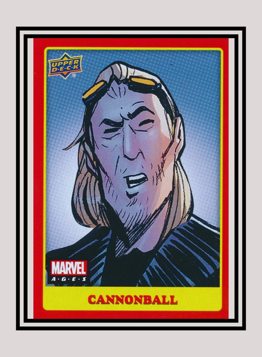 Marvel! 1x Cannonball - Photo Variants (#124 - 2020 Upper Deck Marvel Ages)