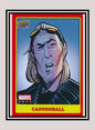 Marvel! 1x Cannonball - Photo Variants (#124 - 2020 Upper Deck Marvel Ages)