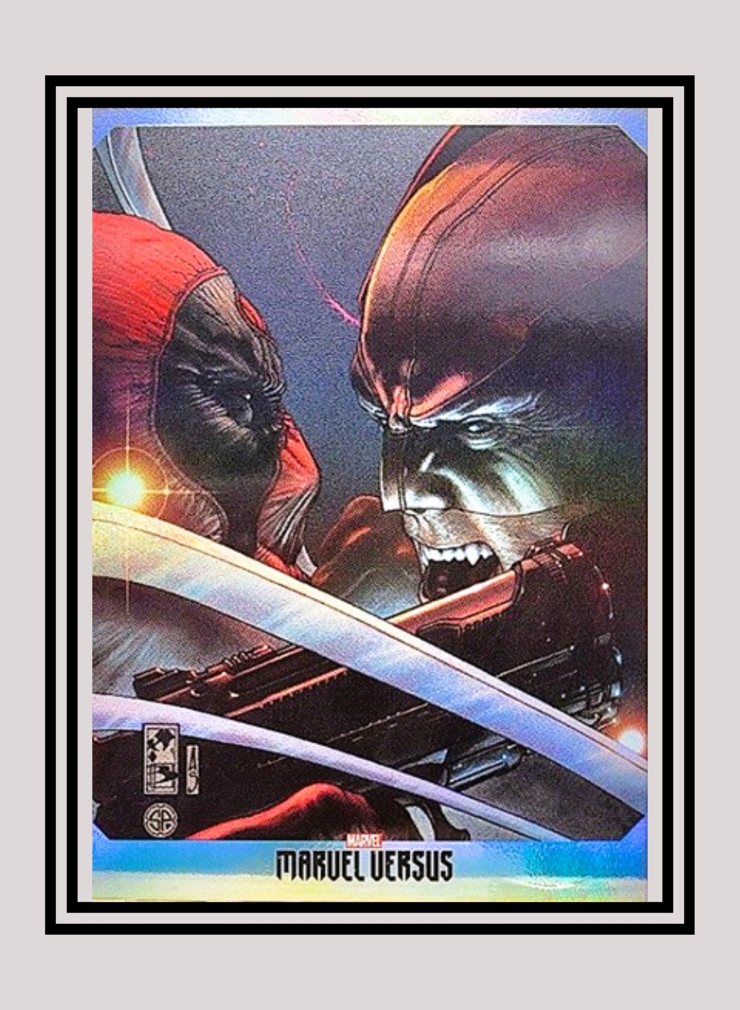 Marvel! 1x Wolverine Vs. Deadpool - Base Foil (#124 - 2022 Panini Marvel Versus)