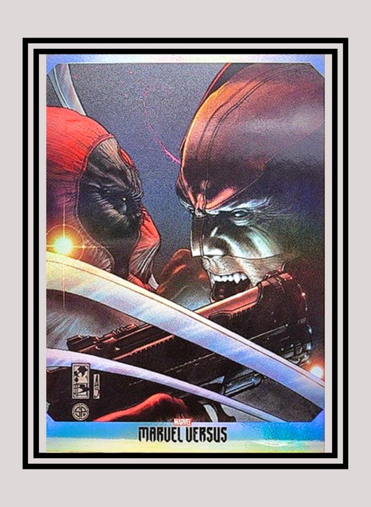 Marvel! 1x Wolverine Vs. Deadpool - Base Foil (#124 - 2022 Panini Marvel Versus)