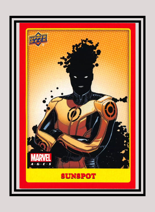 Marvel! 1x Sunspot - Base (#125 - 2020 Upper Deck Marvel Ages)