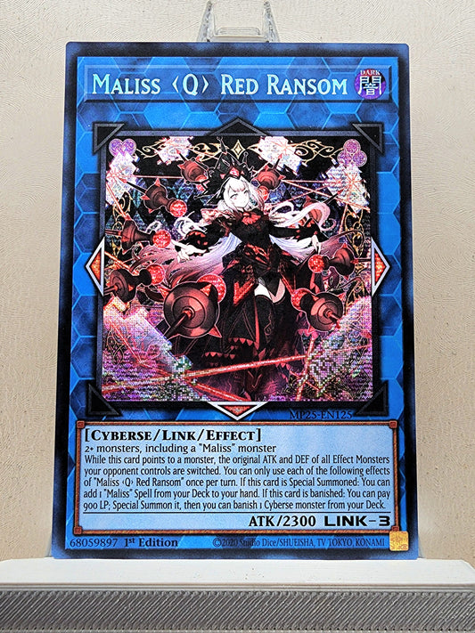 Yugioh! 1x Maliss <Q> Red Ransom (MP25 - Prismatic Secret Rare) 1st Edition