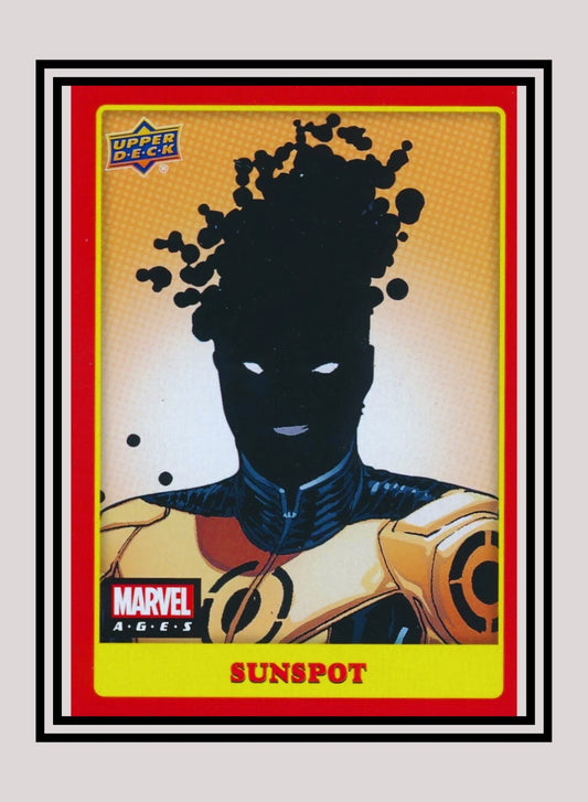 Marvel! 1x Sunspot - Photo Variants (#125 - 2020 Upper Deck Marvel Ages)