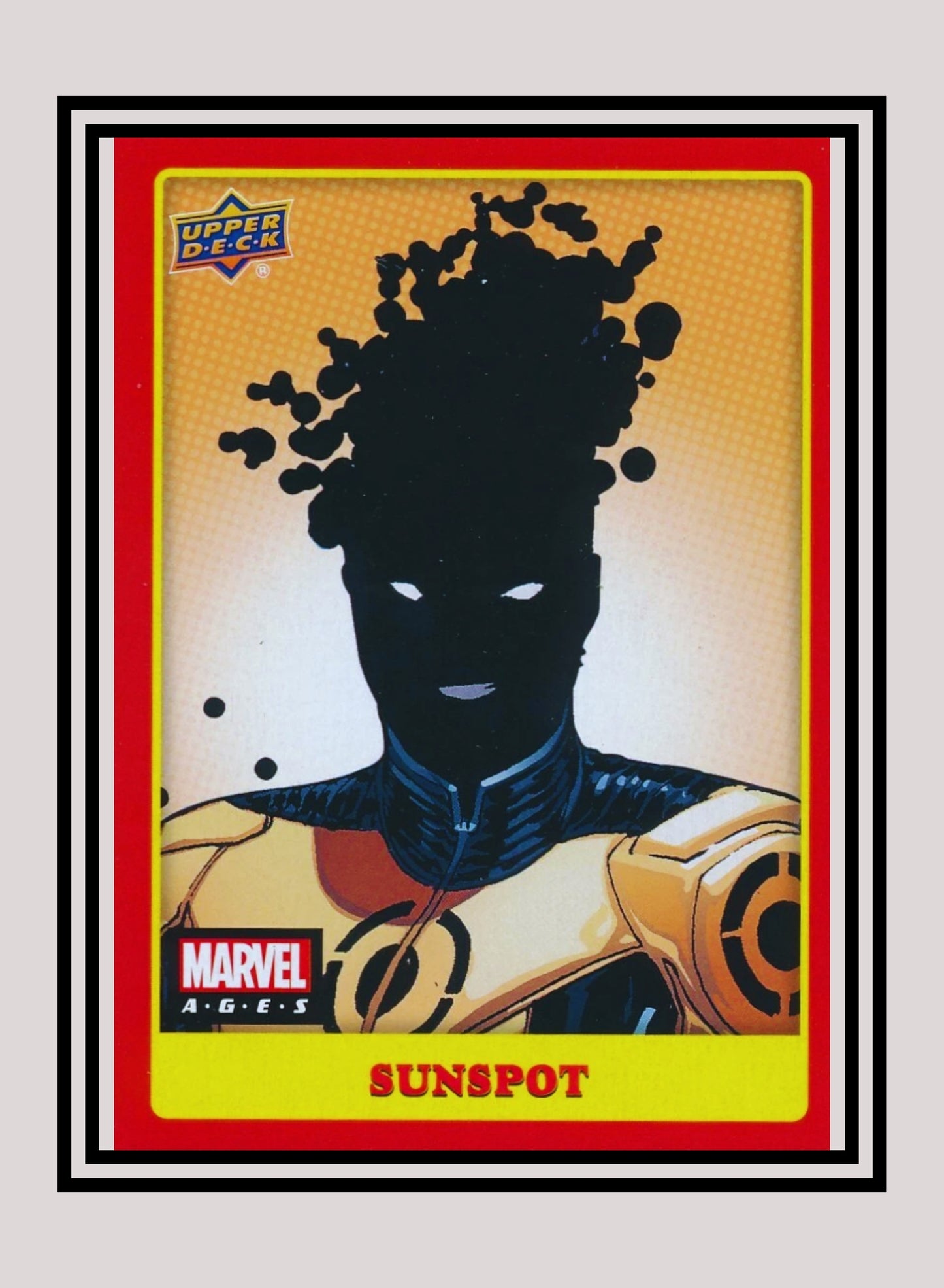 Marvel! 1x Sunspot - Photo Variants (#125 - 2020 Upper Deck Marvel Ages)