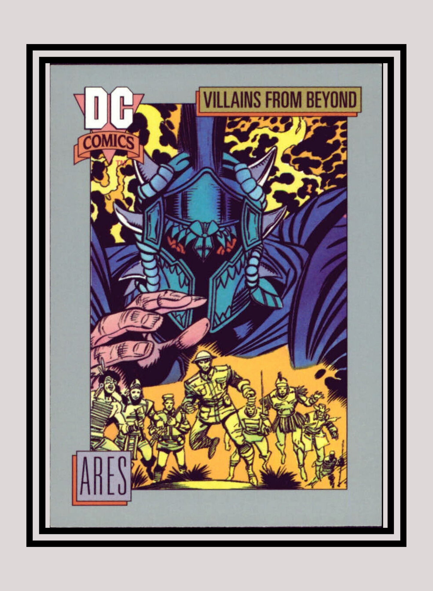 DC! 1x Ares - Base (#126 - 1991 Impel DC Cosmic Cards)