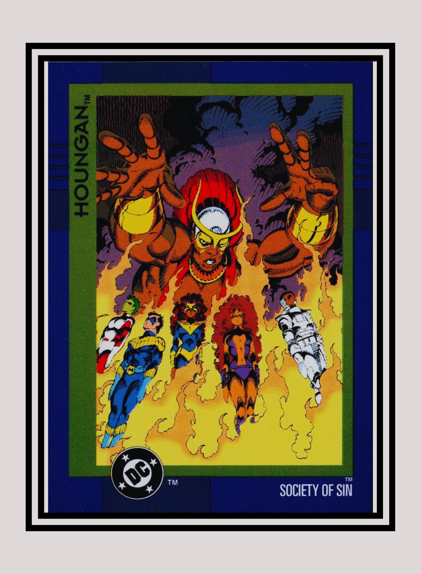 DC! 1x Houngan - Base (#126 - 1993 Skybox DC Cosmic Teams)