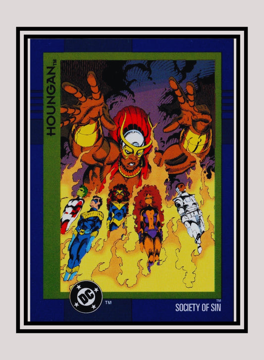 DC! 1x Houngan - Base (#126 - 1993 Skybox DC Cosmic Teams)