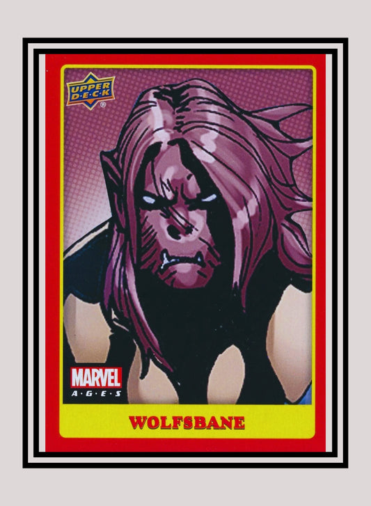 Marvel! 1x Wolfsbane - Photo Variants (#126 - 2020 Upper Deck Marvel Ages)