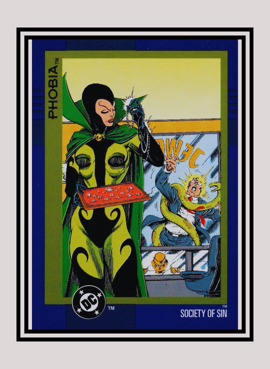 DC! 1x Phobia - Base (#127 - 1993 Skybox DC Cosmic Teams)