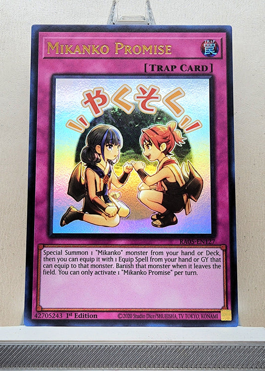 Yugioh! 1x Mikanko Promise Stamp Artwork (RA05 - Ultra Rare) 1st Edition