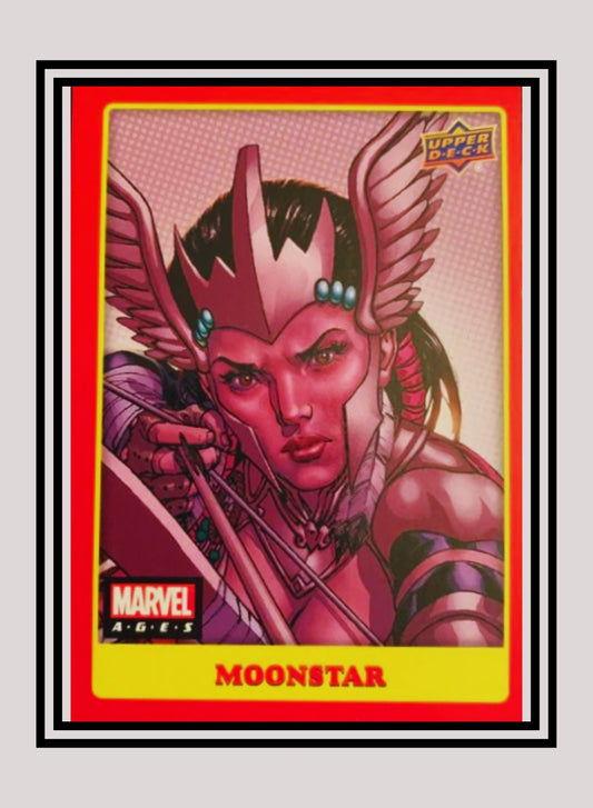 Marvel! 1x Moonstar - Photo Variants (#127 - 2020 Upper Deck Marvel Ages)