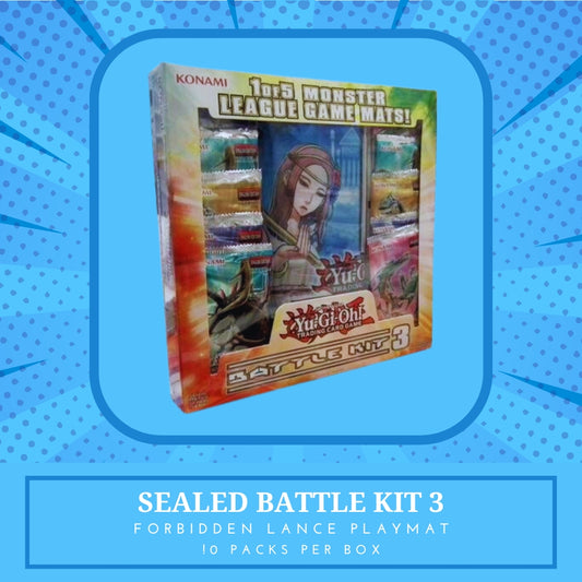 Yugioh! 1x Battle Kit 3 SEALED (Forbidden Lance Mini Playmat)