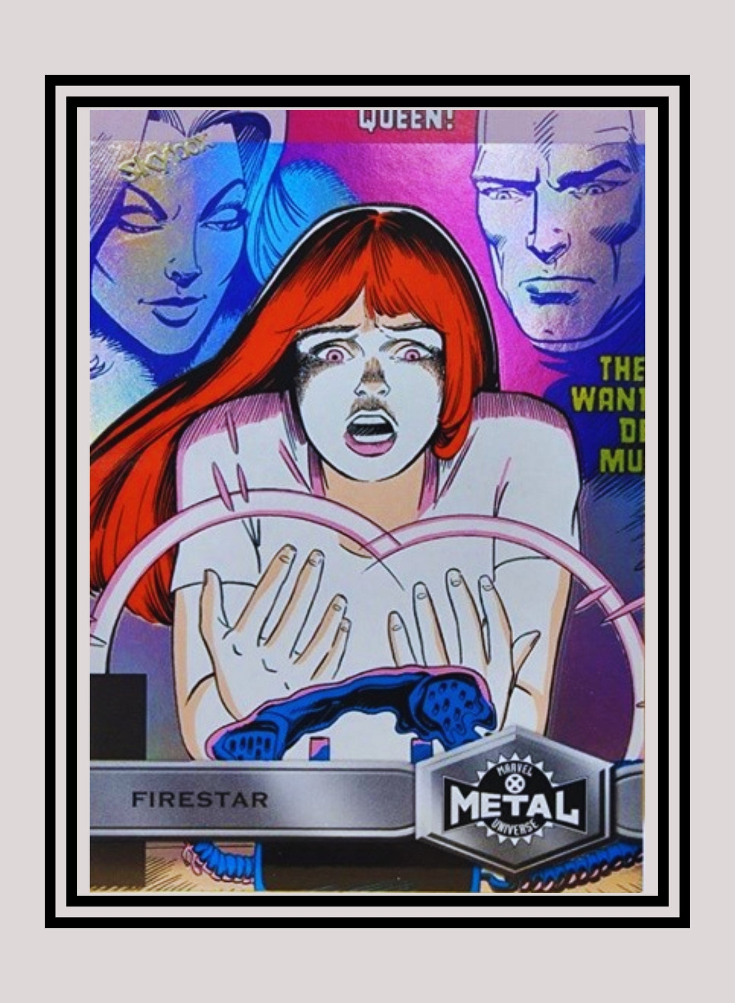 Marvel! 1x Firestar - Base High Series (#128 - 2021 Upper Deck X-Men Metal Universe)