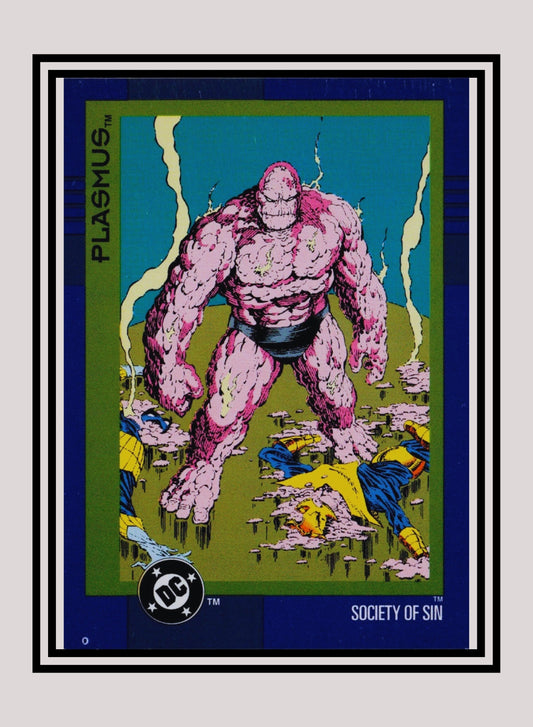 DC! 1x Plasmus - Base (#128 - 1993 Skybox DC Cosmic Teams)