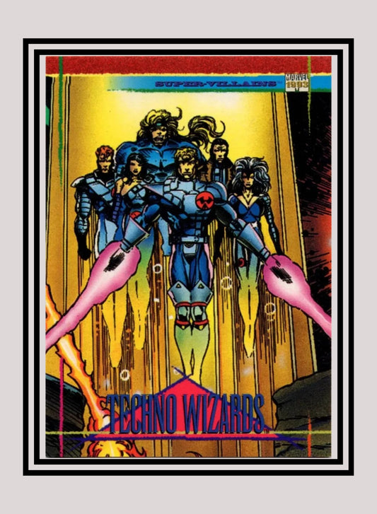 Marvel! 1x Techno Wizards - Base (#128 - 1993 Skybox Marvel Universe Series 4)