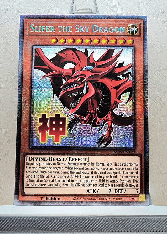 Yugioh! 1x Slifer the Sky Dragon Stamp Artwork (RA05 - Starlight Rare) 1st Edition