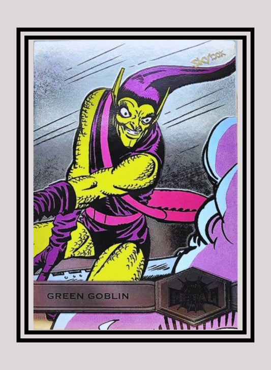 Marvel! 1x Green Goblin - Base High Series (#129 - 2021 Upper Deck Spiderman Metal Universe)