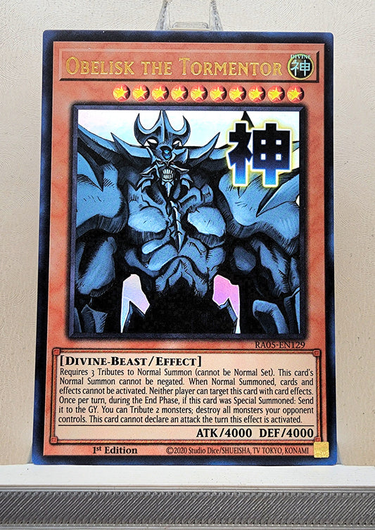 Yugioh! 1x Obelisk the Tormentor Stamp Artwork (RA05 - Ultra Rare) 1st Edition