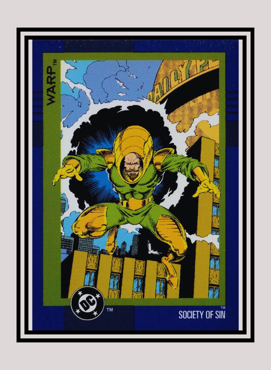 DC! 1x Warp - Base (#129 - 1993 Skybox DC Cosmic Teams)