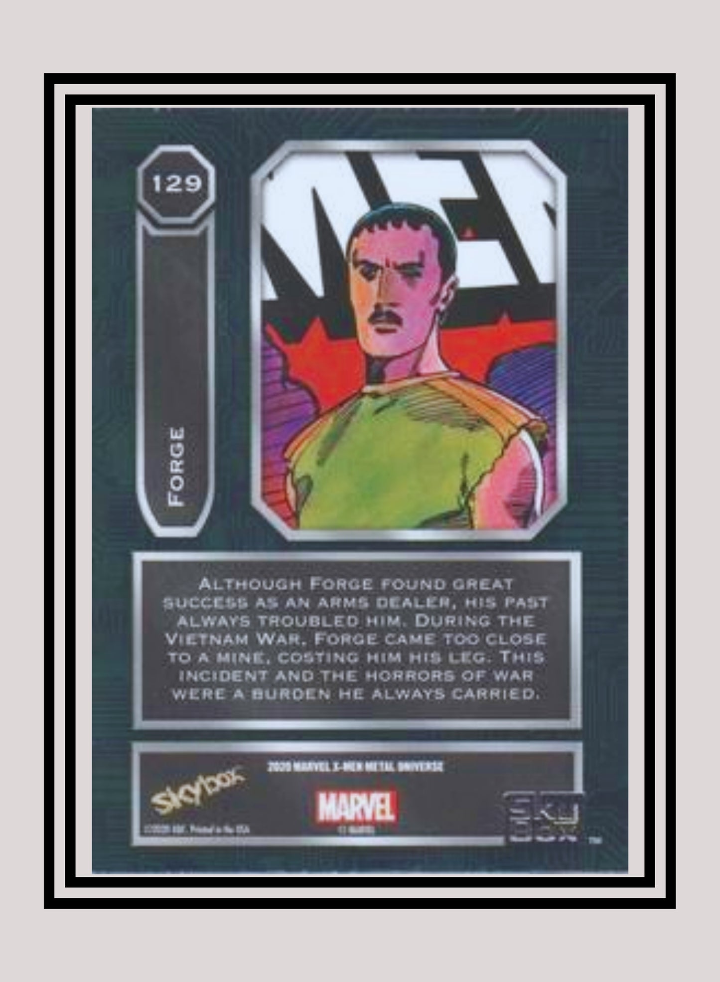 Marvel! 1x Forge - Base High Series (#129 - 2021 Upper Deck X-Men Metal Universe)