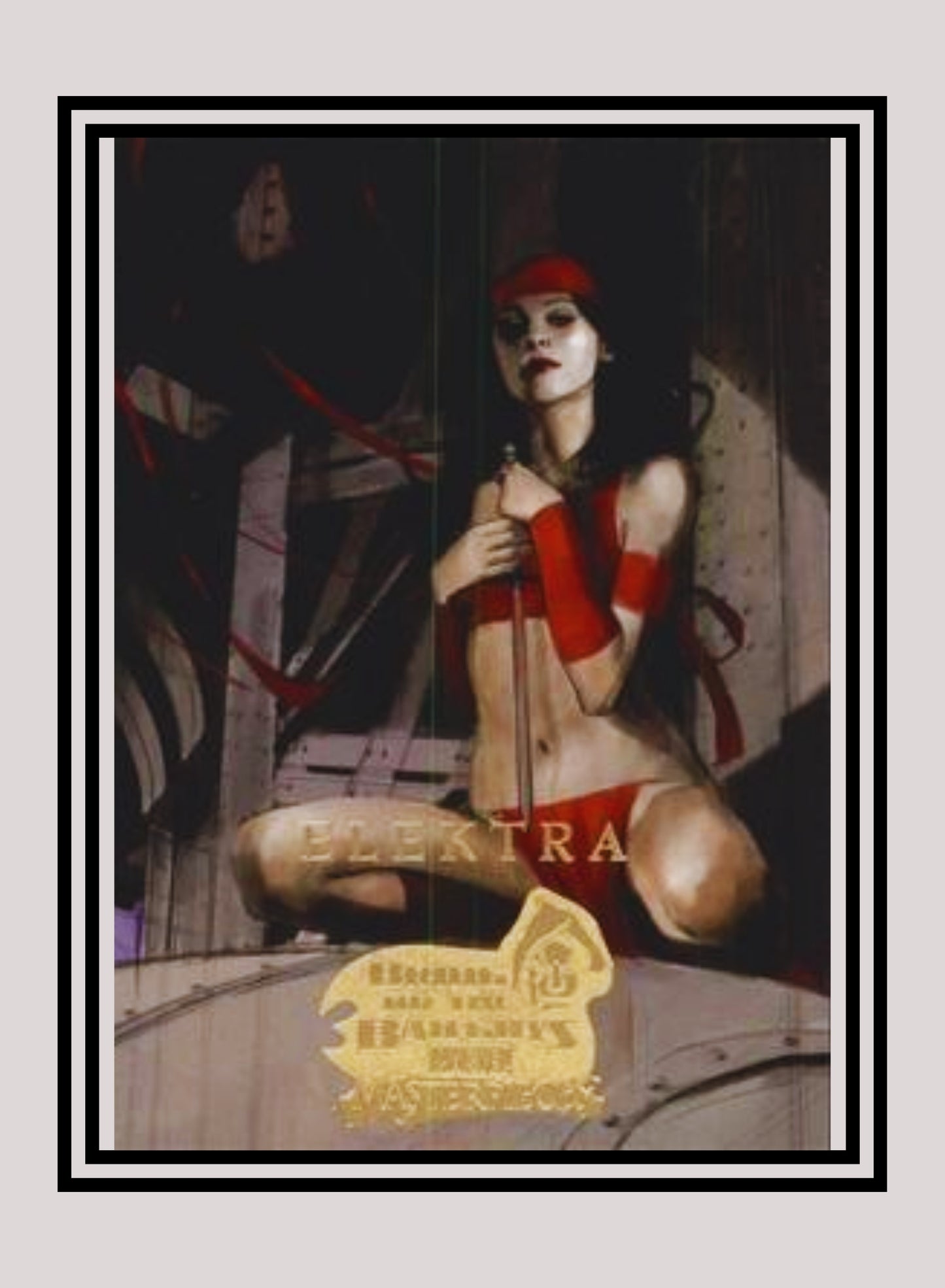 Marvel! 1x Elektra - Base (#12 - 2008 Upper Deck Marvel Masterpieces Series 3)
