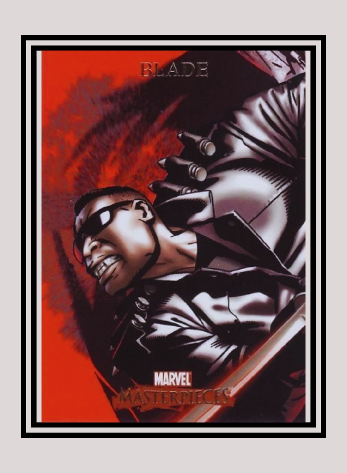 Marvel! 1x Blade - Base (#12 - 2007 Upper Deck Marvel Masterpieces)