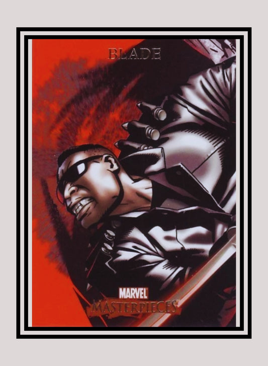 Marvel! 1x Blade - Base (#12 - 2007 Upper Deck Marvel Masterpieces)