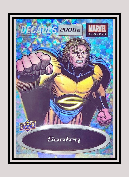 Marvel! 1x Sentry - Prism Refractor Decades 2000 (D10-1 - 2020 Upper Deck Marvel Ages)