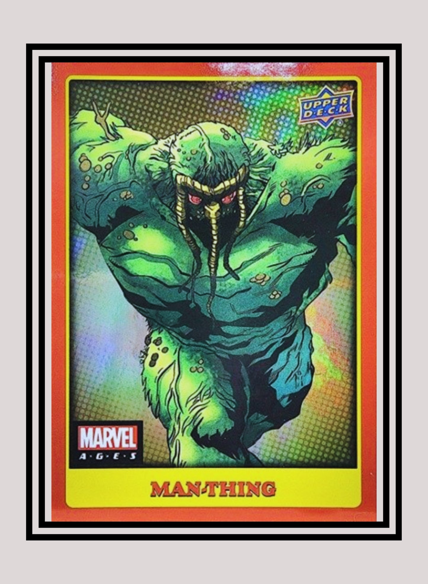 Marvel! 1x Man-Thing - Foil (#218 - 2020 Upper Deck Marvel Ages)