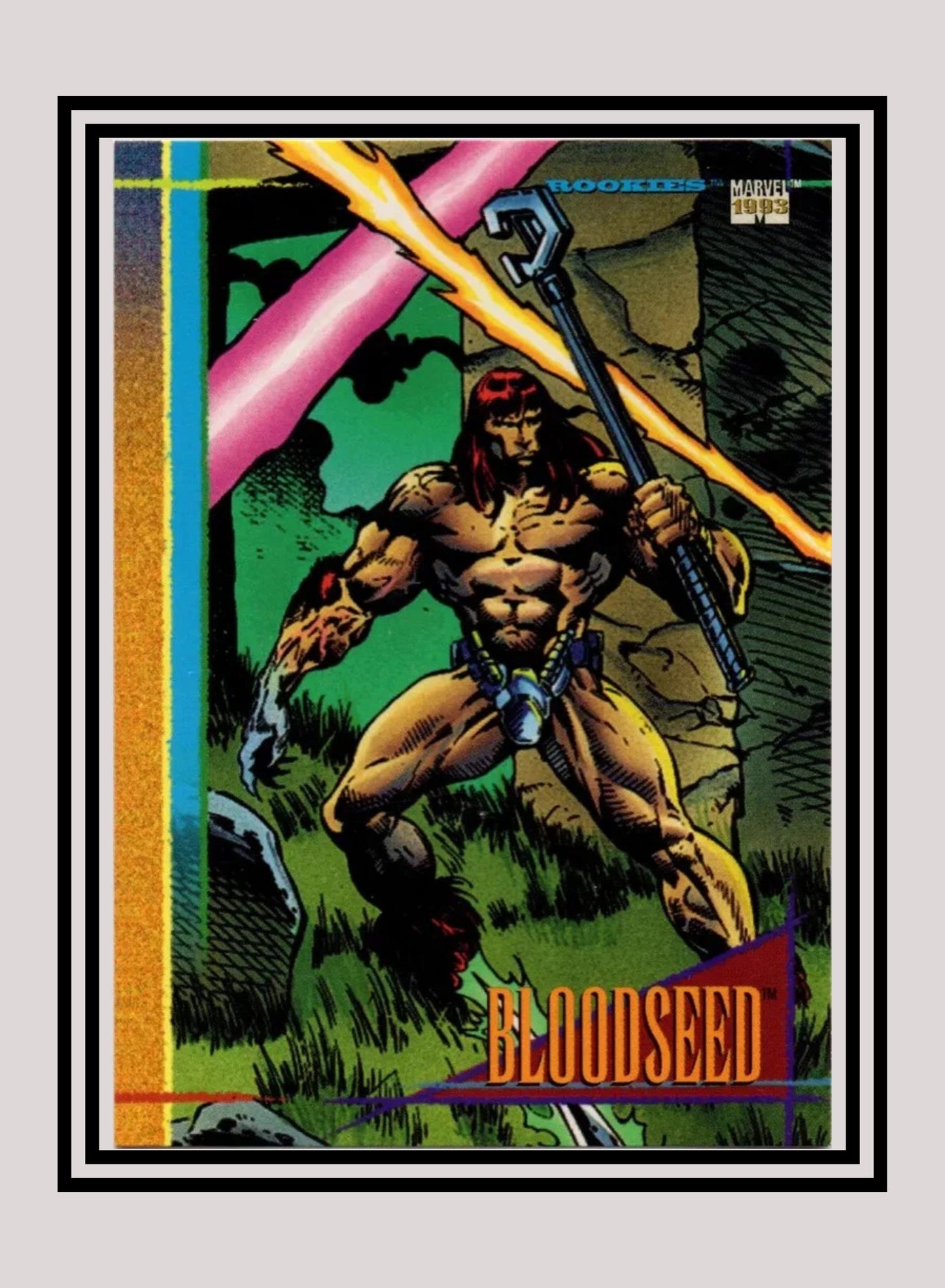 Marvel! 1x Bloodseed - Base (#130 - 1993 Skybox Marvel Universe Series 4)