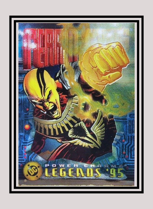 DC! 1x Ferrin Colos - Power Chrome (#130 - 1995 SkyBox DC Power Chrome Legends)