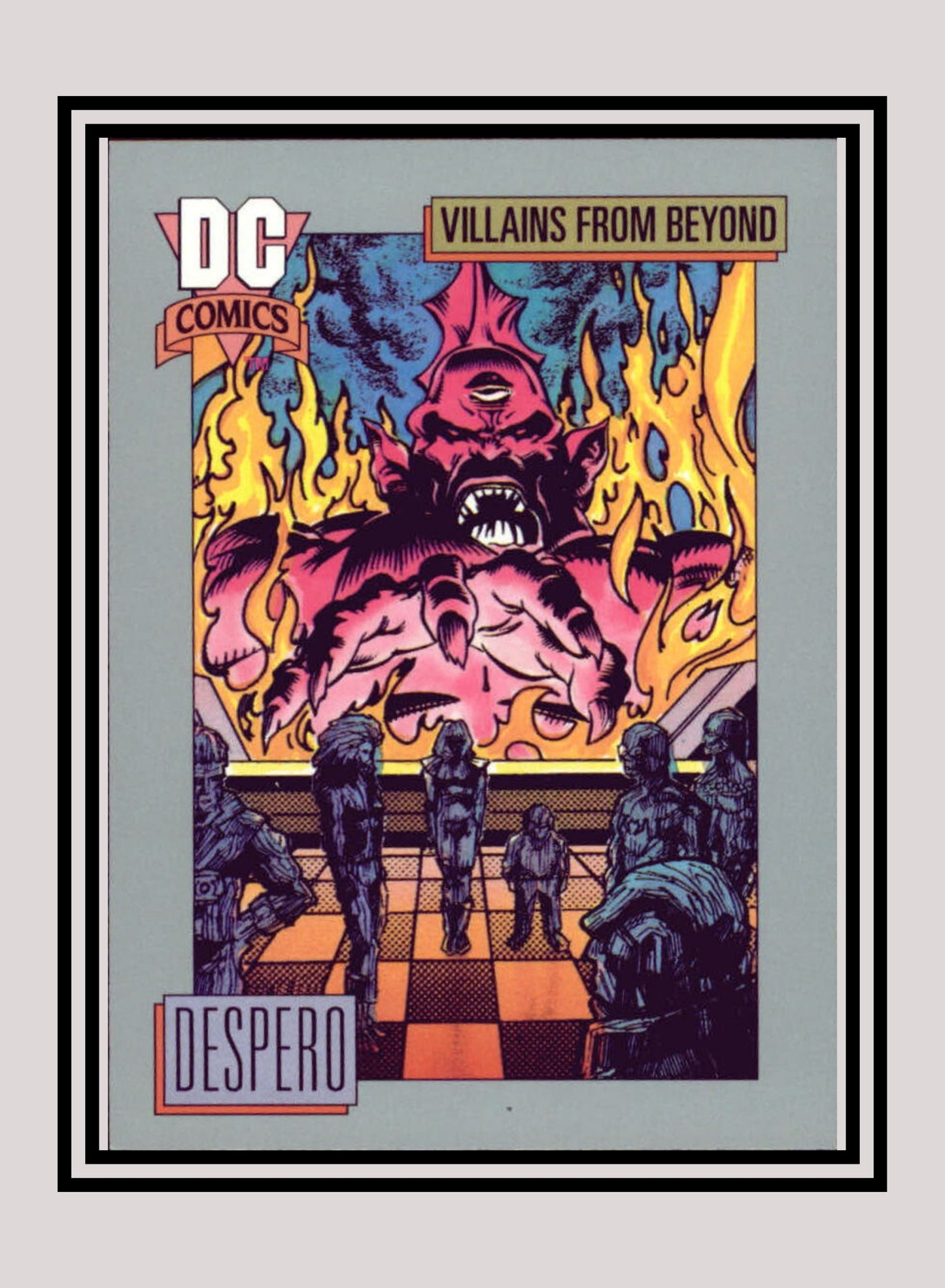 DC! 1x Despero - Base (#130 - 1991 Impel DC Cosmic Cards)