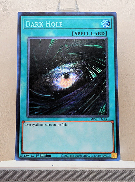 Yugioh! 1x Dark Hole (MP25 - Prismatic Secret Rare) 1st Edition