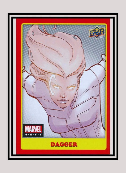 Marvel! 1x Dagger - Photo Variants (#130 - 2020 Upper Deck Marvel Ages)