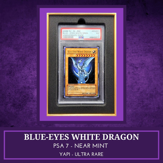 Yugioh! 1x Blue-Eyes White Dragon PSA 7 (YAP1 - Ultra Rare)