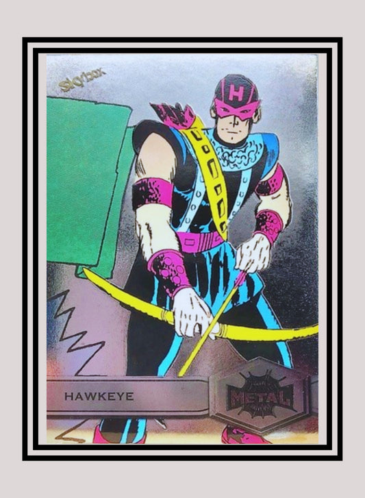 Marvel! 1x Hawkeye - Base High Series (#131 - 2021 Upper Deck Spiderman Metal Universe)