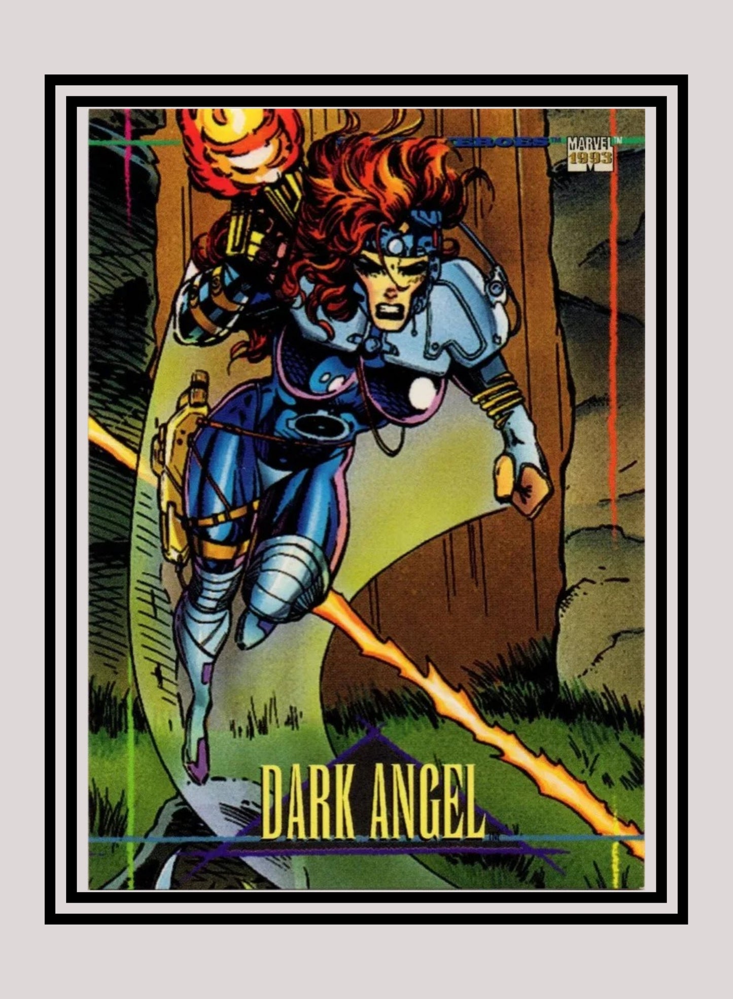 Marvel! 1x Dark Angel - Base (#131 - 1993 Skybox Marvel Universe Series 4)