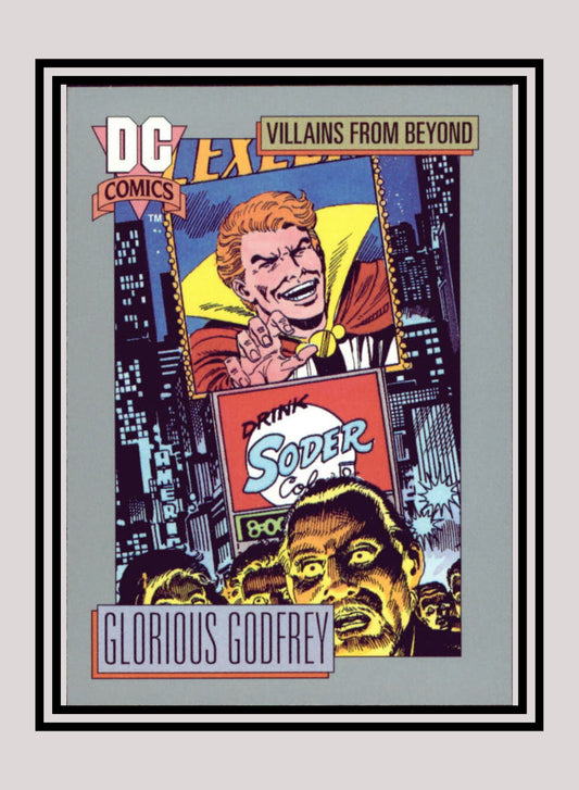 DC! 1x Glorious Godfrey - Base (#131 - 1991 Impel DC Cosmic Cards)