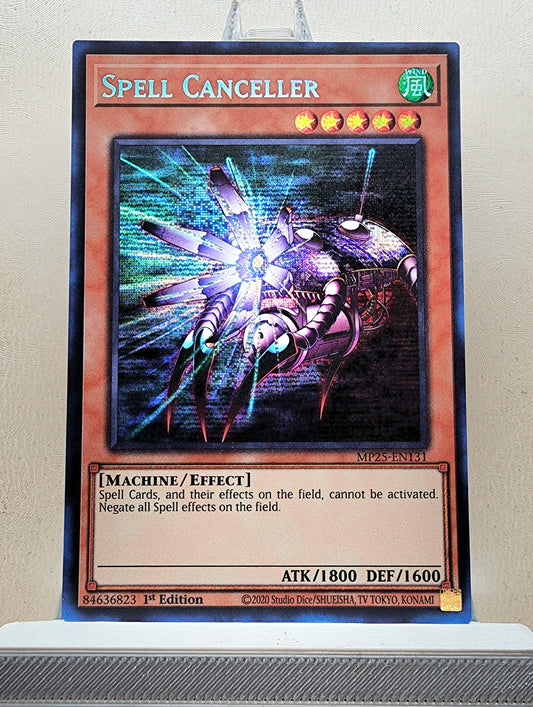 Yugioh! 1x Spell Canceller (MP25 - Prismatic Secret Rare) 1st Edition