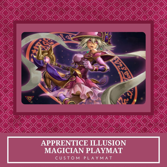 Yugioh! 1x Apprentice Illusion Magician (Custom Playmat)