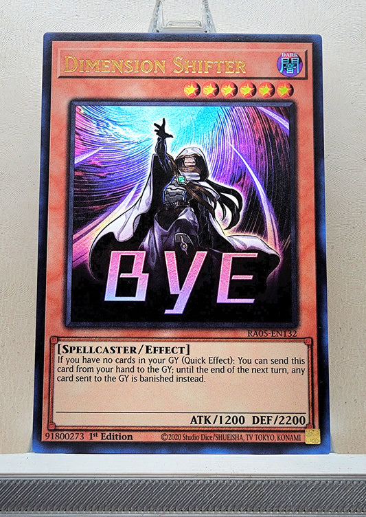 Yugioh! 1x Dimension Shifter Stamp Artwork (RA05 - Ultra Rare) 1st Edition