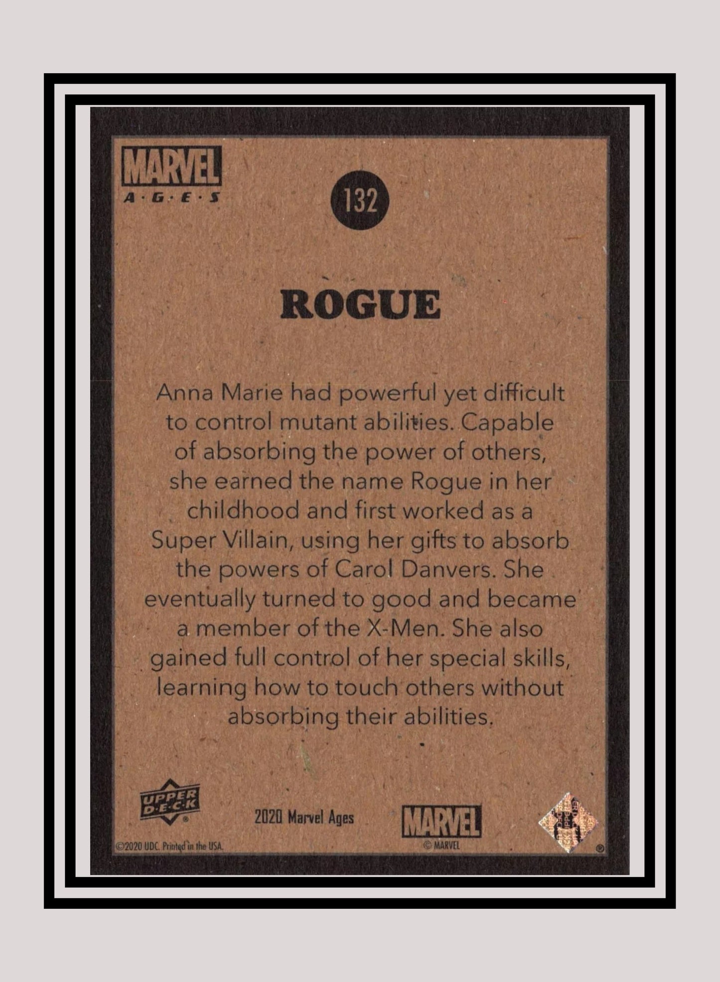 Marvel! 1x Rogue - Base (#132 - 2020 Upper Deck Marvel Ages)