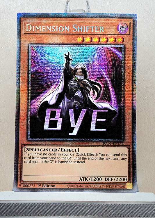 Yugioh! 1x Dimension Shifter Stamp Artwork (RA05 - Starlight Rare) 1st Edition