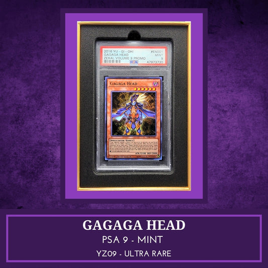 Yugioh! 1x Gagaga Head PSA 9 (YZ09 - Ultra Rare)